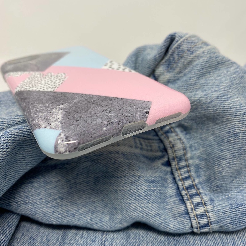 iPhone X/XS Case Geometric Dot Print Cover NEW - Picture 2 of 7